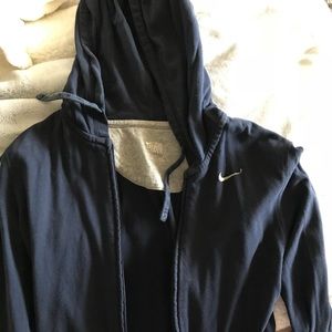 Nike Navy Blue Full Zip Jacket
